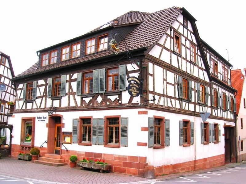 Goldner Engel, Restaurant - Hotel - Metzgerei Laudenbach  Eksteriør bilde